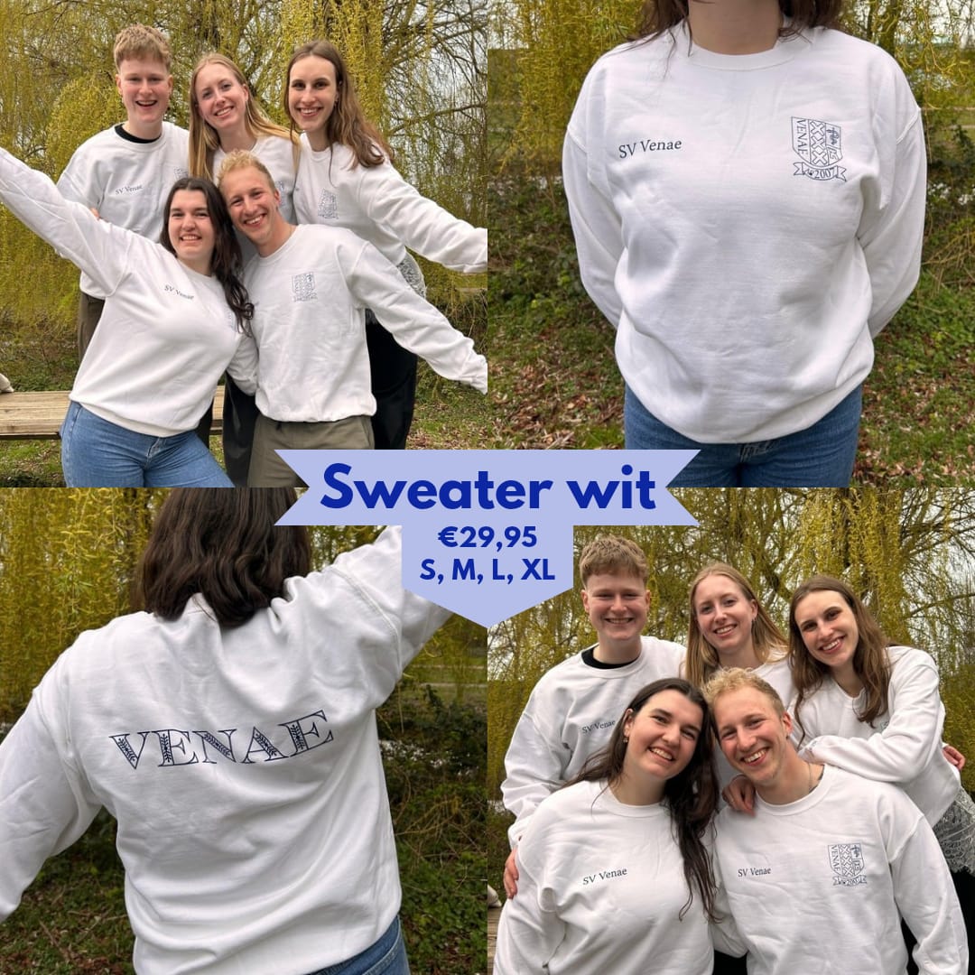 Venae verjaardags item -witte trui